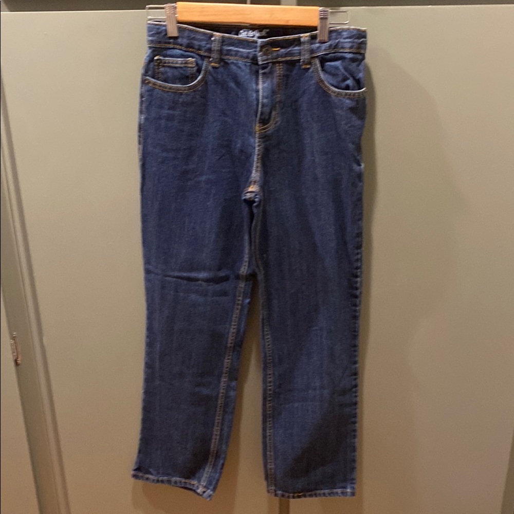 Cat and Jack youth dark wash  Blue Jeans size 14